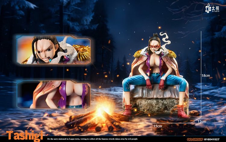 DX Studio - One Piece Smoker in Tashigi's body Statue(GK)