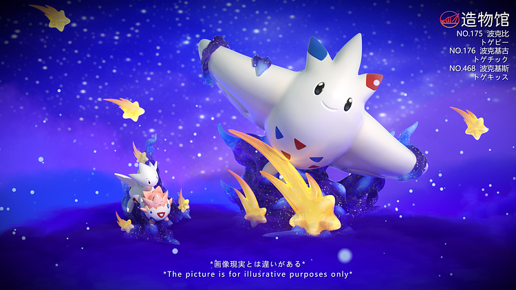 ZaoWu Museum Studio - Pokémon Togepi Evolution Set 1/20 Statue(GK)