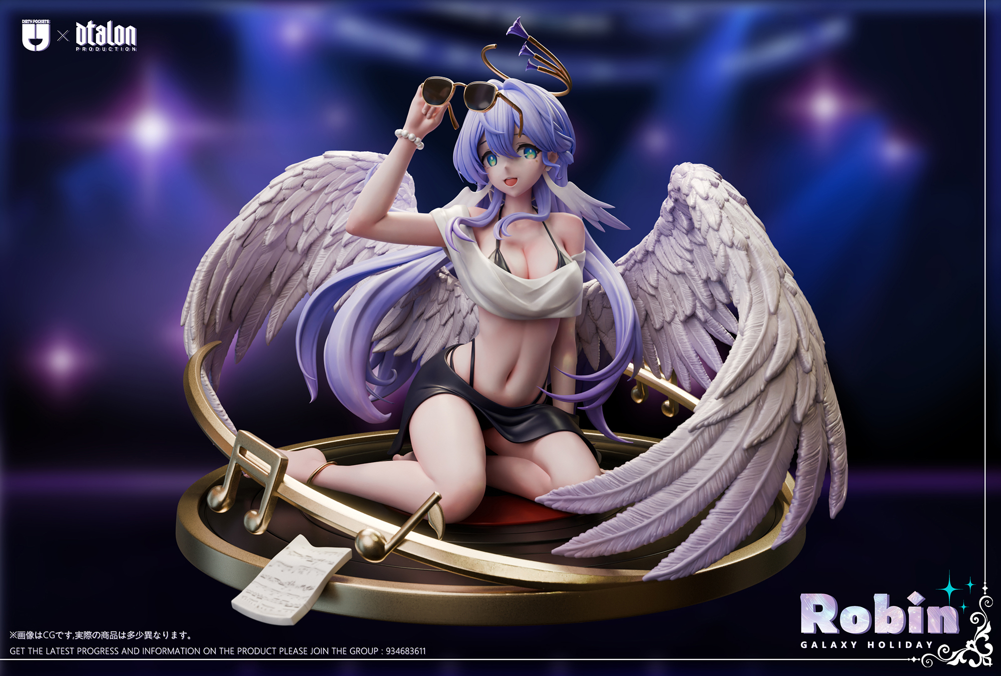 Dirty Pockets Studio & Dtalon Studio - Honkai: Star Rail 1/6 Galaxy Holiday Robin Statue(GK)