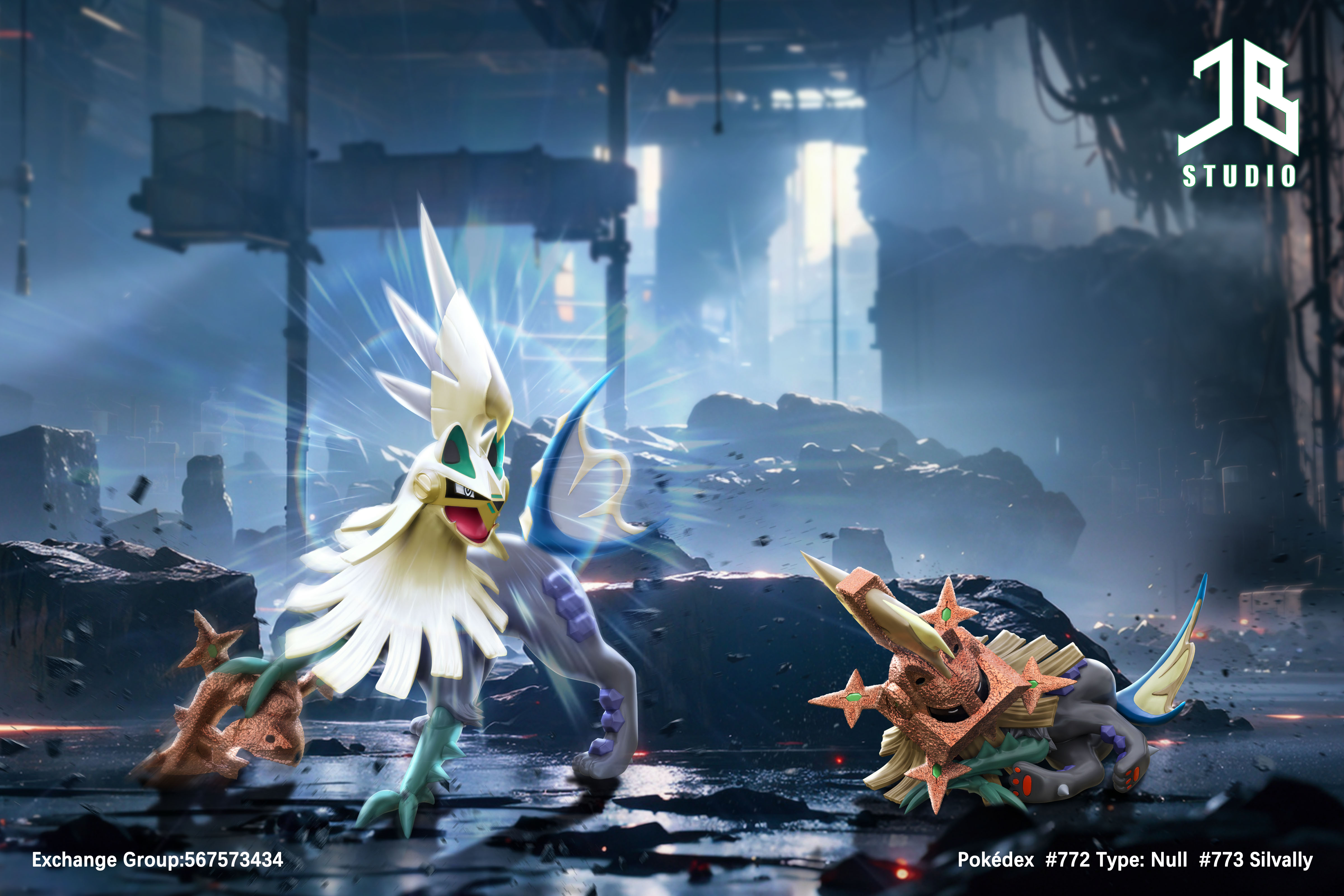 JB Studio - Pokémon Pokédex Series Silver 1/20 Statue(GK)