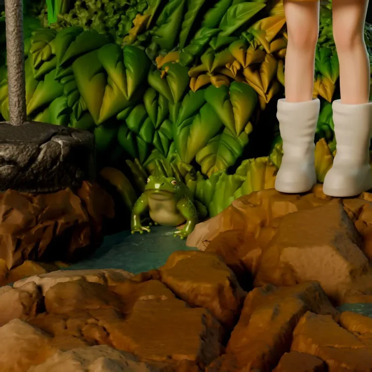 Jiang Studio - My Neighbor Totoro - First Meet Totoro 001 with LED Statue(GK)