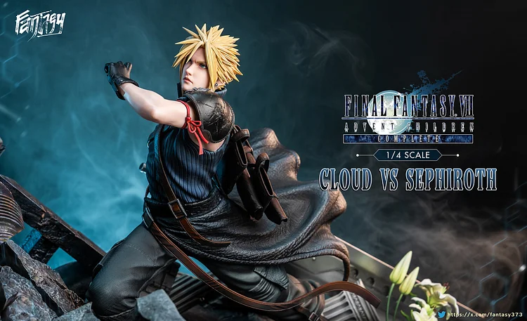 FANTASY Studio & Dragon Studio - Final Fantasy Sephiroth VS Cloud Strife 1/4 Statue(GK)