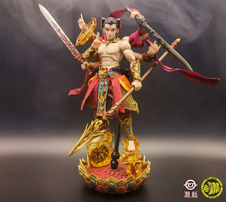 Yuan Xin Studio & JOY MAN Studio - Journey To The West 1/12 Three Altars Sea Assembly Great God Nezha Third Prince Action Figure JX02501 JX02502
