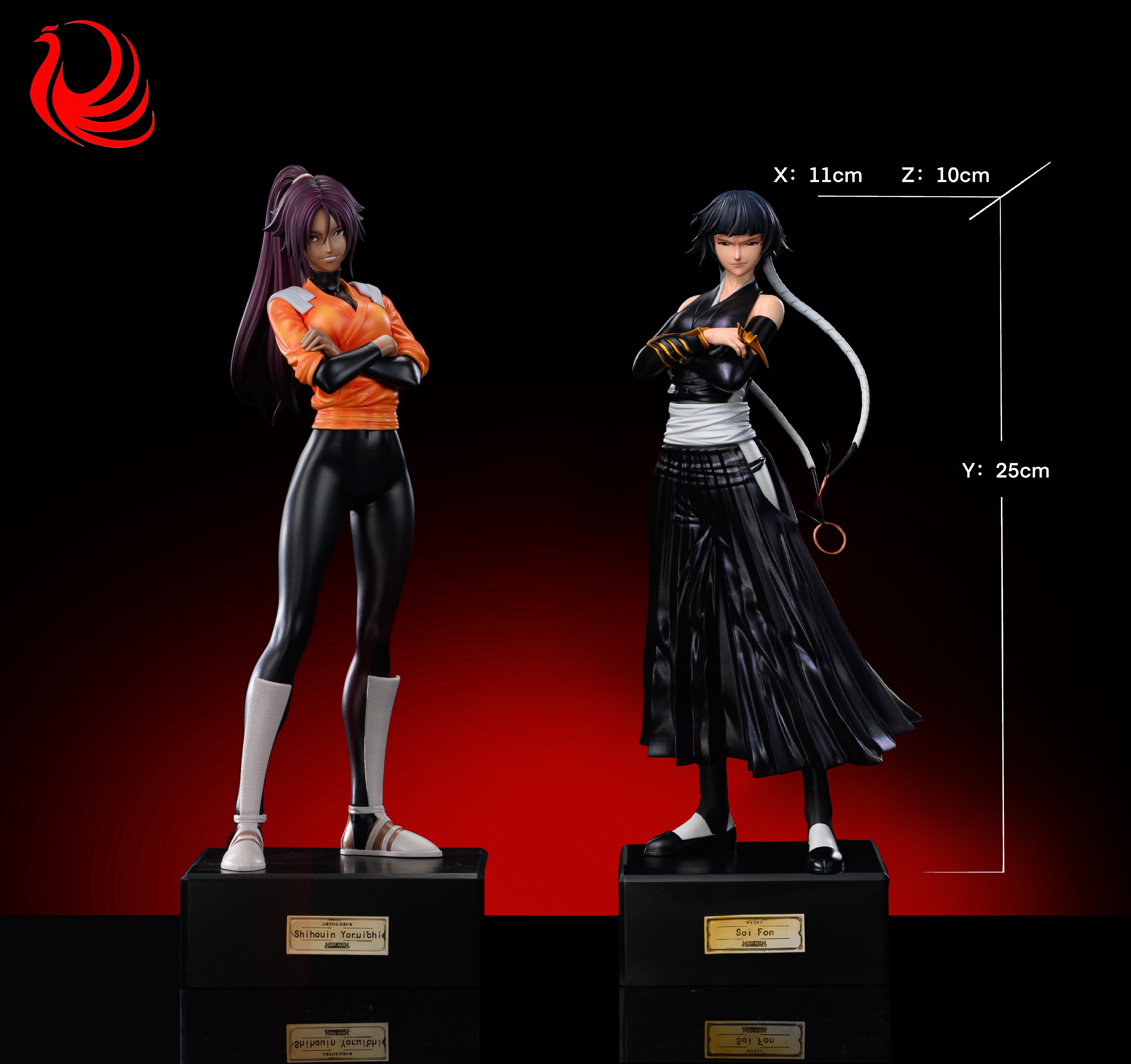 Wan Guan Zao Wu Studio - BLEACH Soi Fon & Urahara Kisuke Statue(GK)