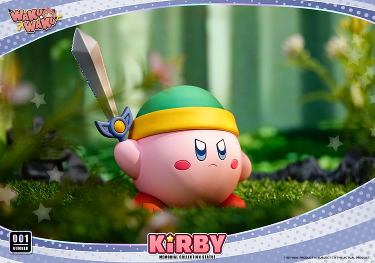 Pre-order WAKUWAKU Kirby's Guide to the Galaxy Collection Vol.1 Swordsman Kirby GK Statue Model