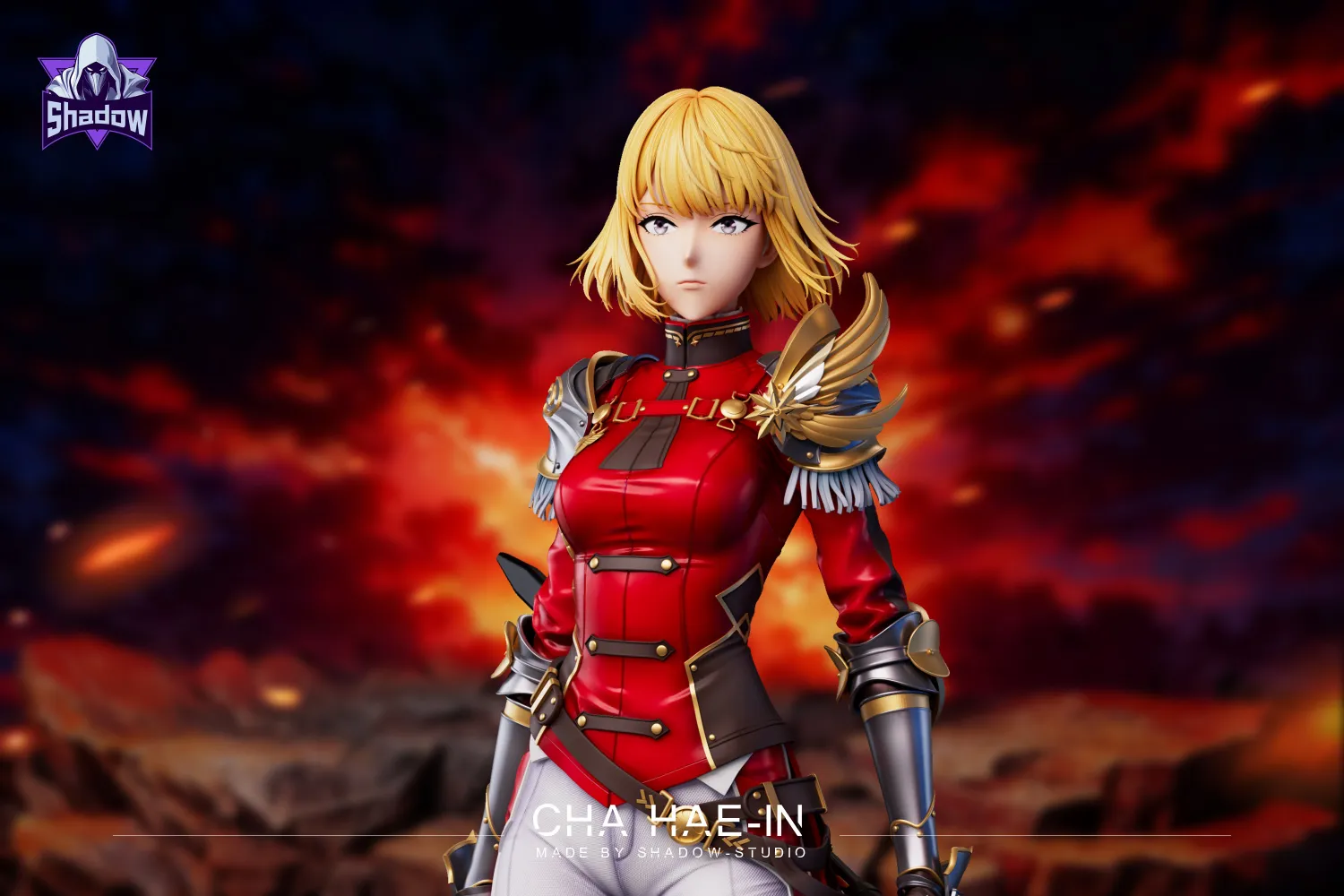 Shadow Studio - Cha Hae-in Solo Leveling Statue