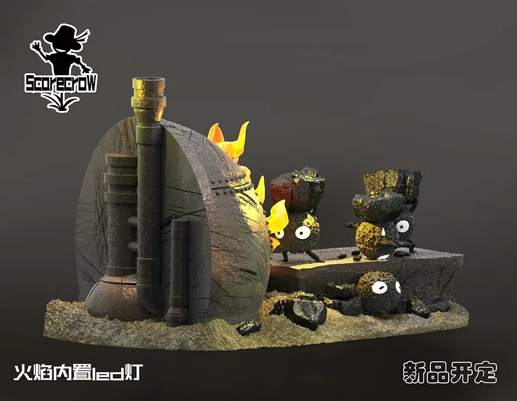 Scorecrow Studio - Studio Ghibli - 003 Coal Ball Elf Statue(GK)
