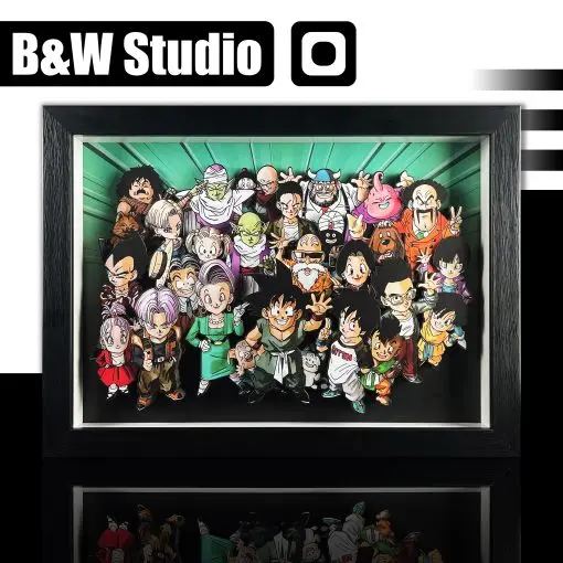 B&W Studio - Dragon Ball Ending 3D Decorative Painting Dragon Ball