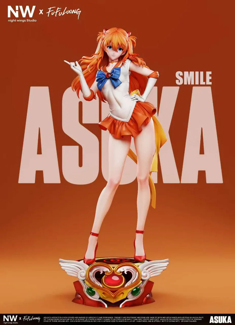 Night Wing Studio - Neon Genesis Evangelion Sailor Moon Asuka Statue