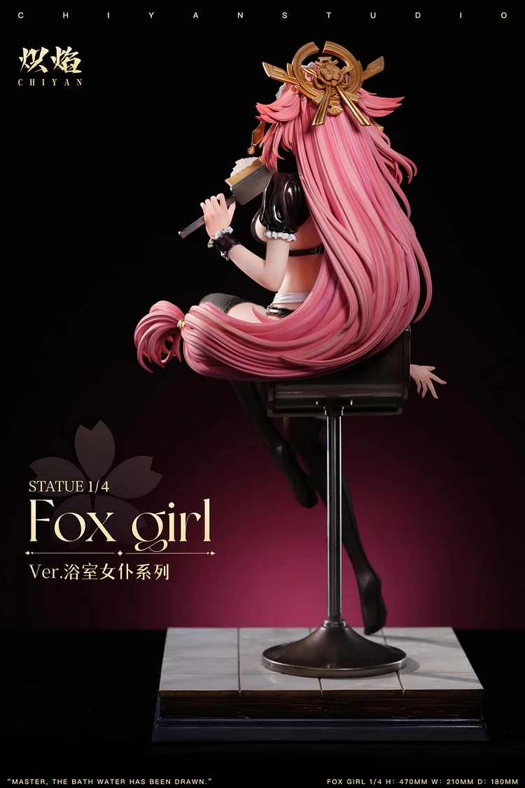 ChiYan Studio - Bathroom Maid Yae Miko & Ganyu 1/4 Statue(GK) (Adult 18+)-Statue Master