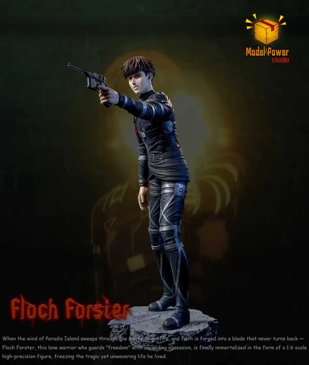 Model Power Studio - Floch Forster Attack on Titan Statue 