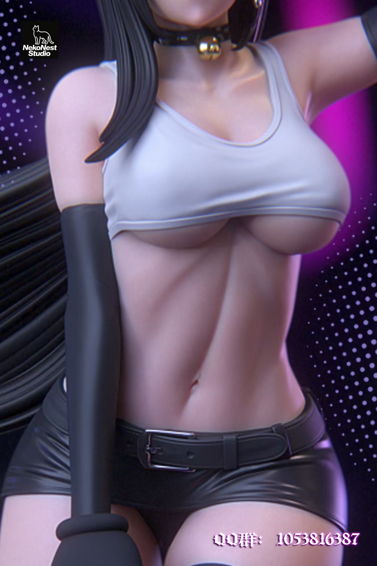 NekoNest Studio - Final Fantasy Tifa Catgirl Statue(GK)