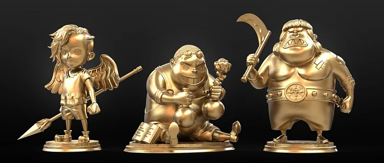 SY Studio & LX Studio - One Piece Beast Pirates Disasters Resonance #1 KING Statue(GK)