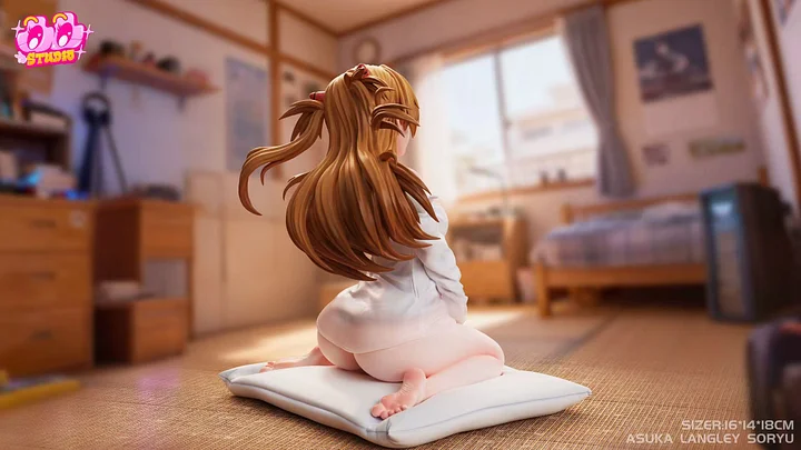 TuTu Studio - Asuka and Ayanami Rei  Statue 