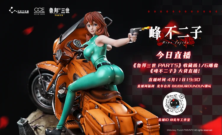 Light Year Studio - Lupine the Third PART5 Collectible 1/6 Statue Fujiko Mine (Licensed)