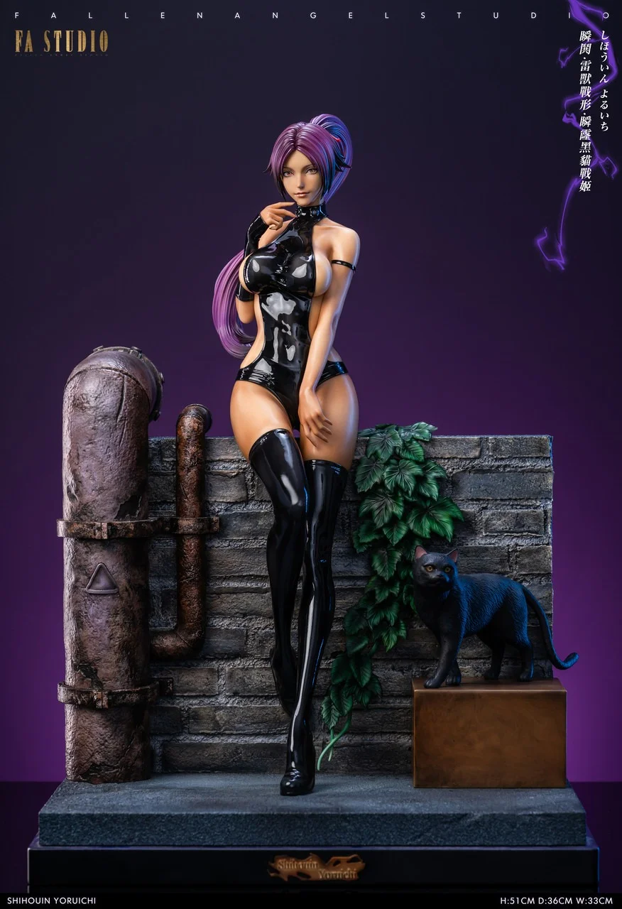 FA studio - Shihouin Yoruichi B: black clothes Statue