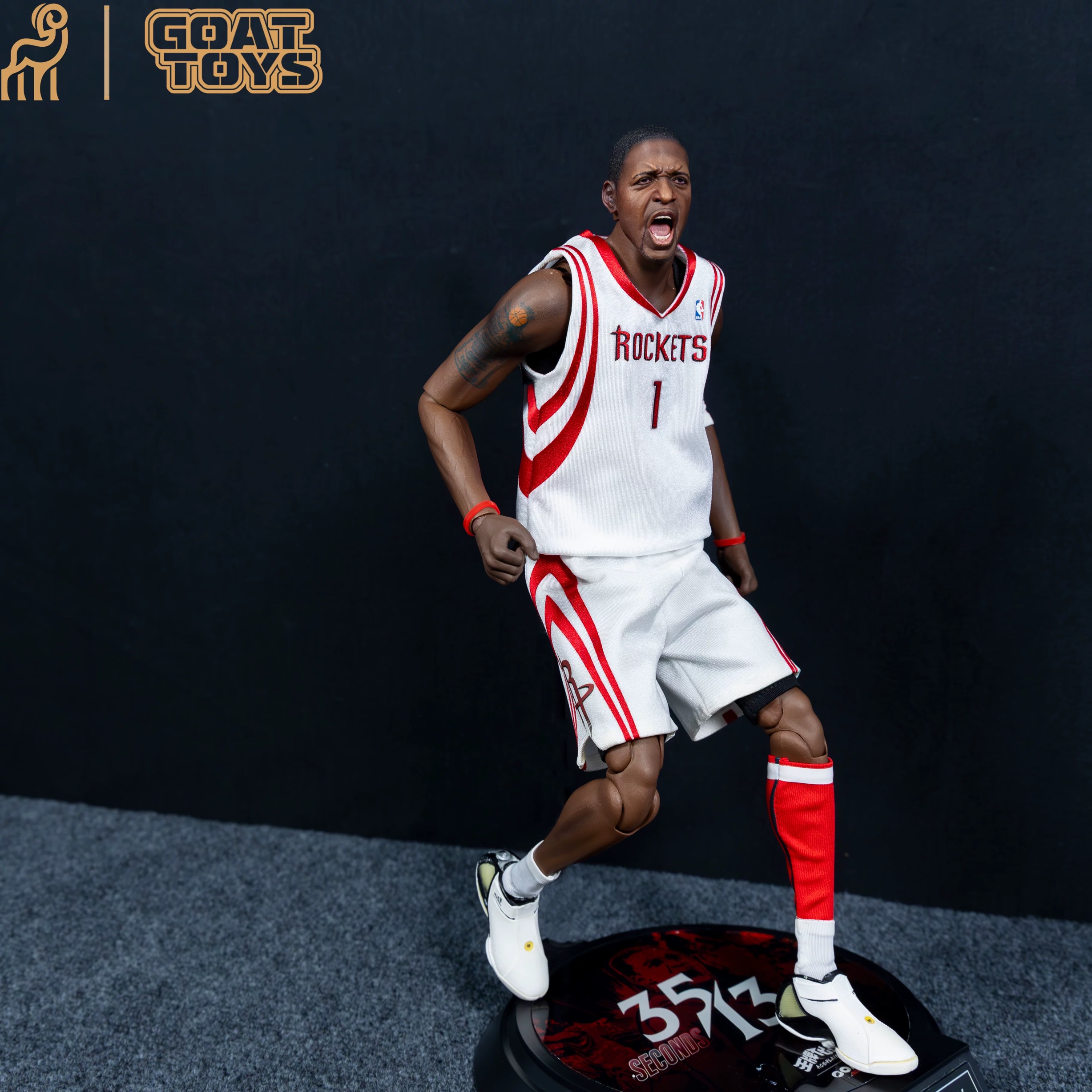Goat Toys - NBA 1/6 McGrady Rockets McGrady 35 seconds 13 points set Action Figure