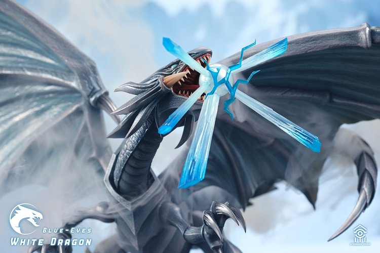 Aftershock Studio - Yu-Gi-Oh Blue-Eyes White Dragon & Red-Eyes Black Dragon Statue(GK)