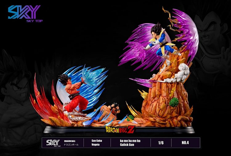 In-Stock SKY TOP STUDIO – DRAGON BALL Z: GOKU’S KAMEHAMEHA VS VEGETA’S GALICK GUN STATUE