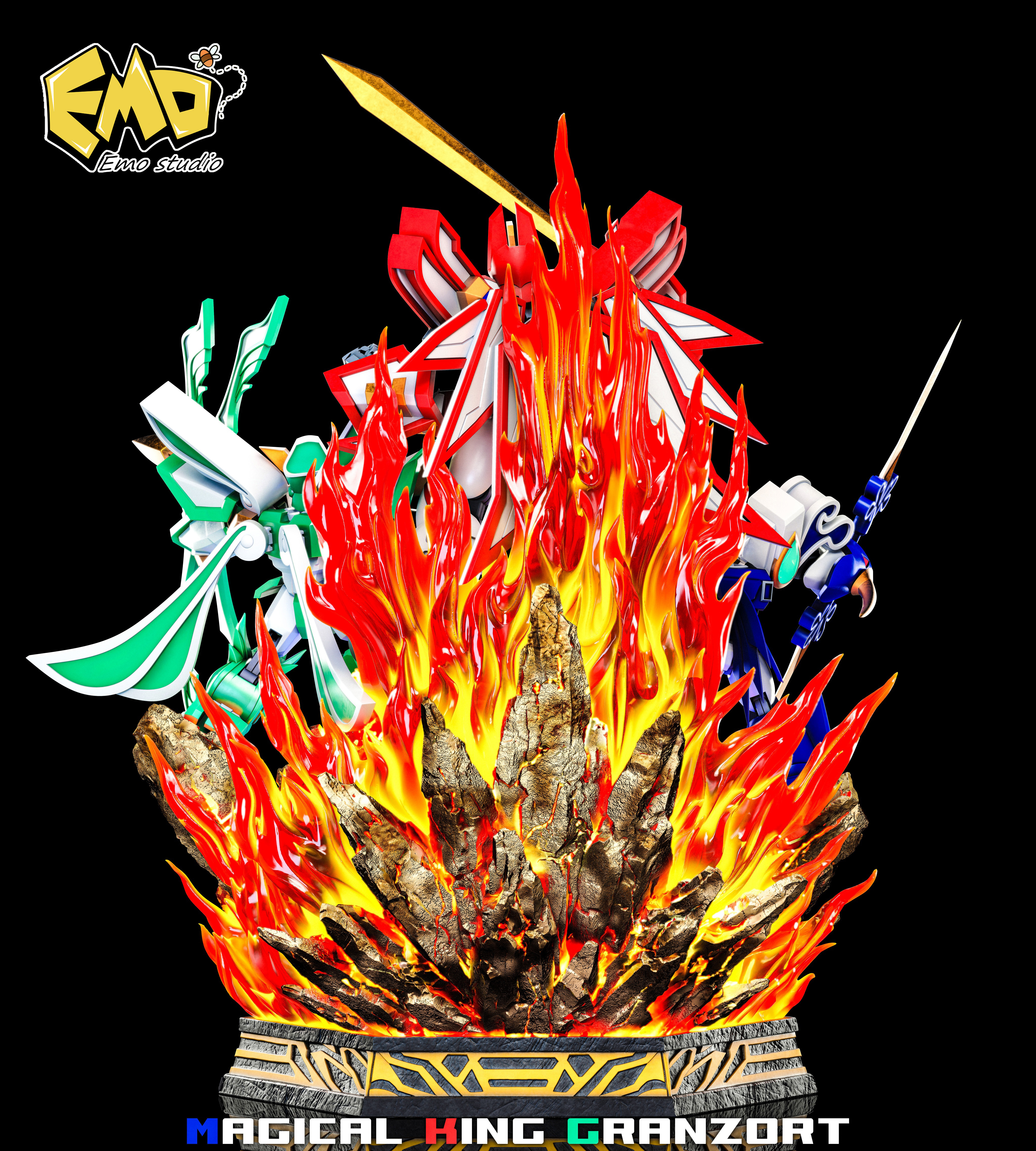 EMO Studio - Mashin Hero Wataru Granzort Graduation Edition Statue(GK)