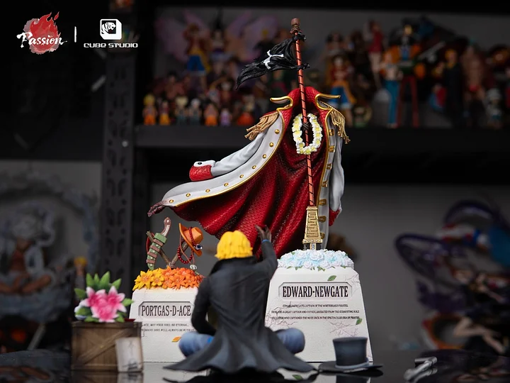 Passion Studio X Cube Studio - Whitebeard and Ace's End 2.0 One Piece Statue
