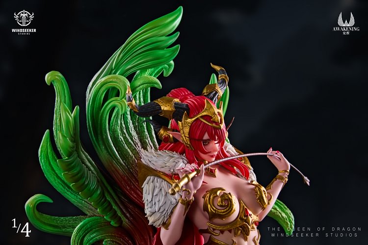 Windseeker Studio & Jue Xing Studio - Original Red Dragon Queen 1/4 Statue(GK) World of Warcraft-Statue Master