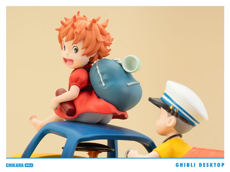 CHIKARA Studio - Ponyo on the Cliff - Pony & Sosuke Statue(GK)