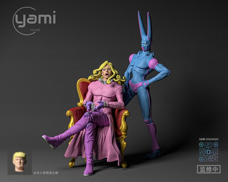 YAMI Studio - JoJo's Bizarre Adventure Funny Valentine & D4C Love Train 1/6 Statue(GK)