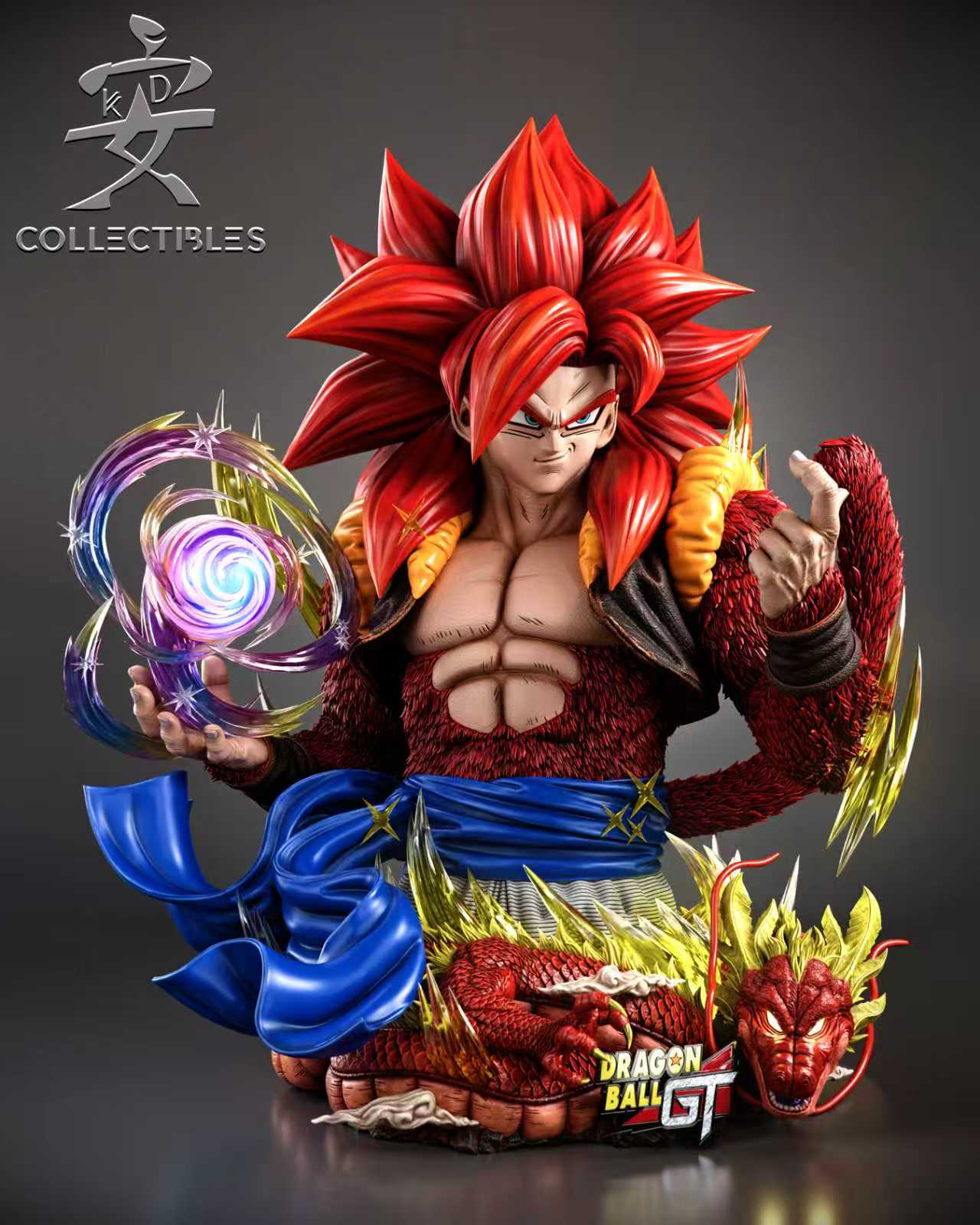 KD studio SSJ4 Gogeta Bust 1:1 statues