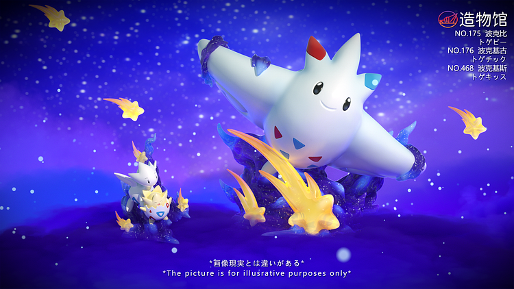 ZaoWu Museum Studio - Pokémon Togepi Evolution Set 1/20 Statue(GK)