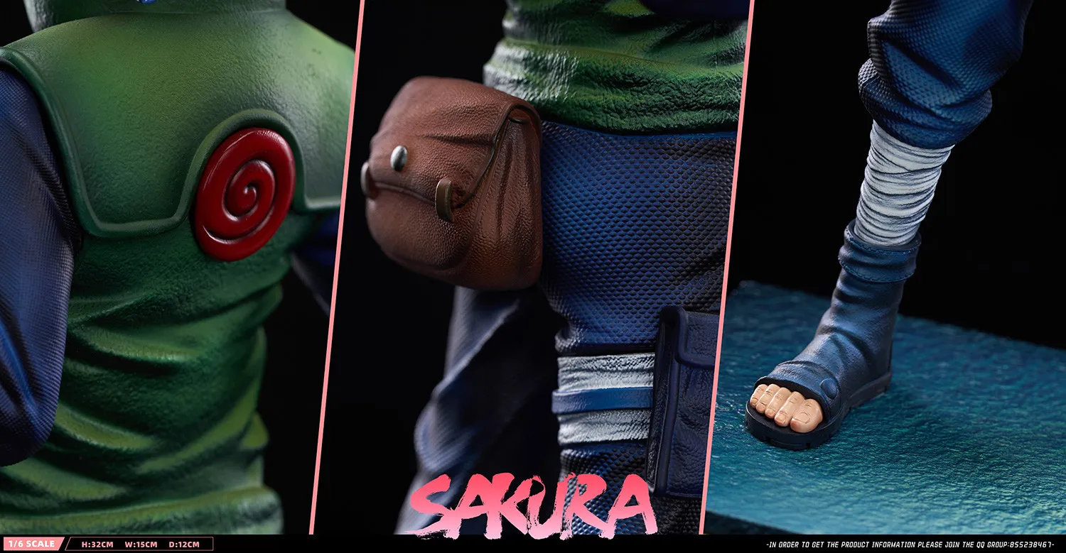 Dream Fly Studio - Team 7 #3 Naruto X #4 Sakura X #5 Sasuke Naruto Statue