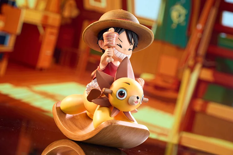 COCO Studio (One Piece) - One Piece Childhood Luffy Series #1 Chibi Monkey D. Luffy Statue(GK)