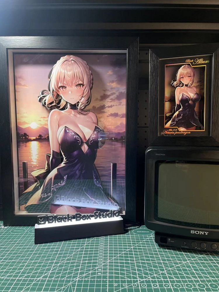 IN-STOCK Black Box Studio - Fate/stay night - Decorative Painting of Altria Pendragon BA-013 & BBLG-006 Scene-Statue Master