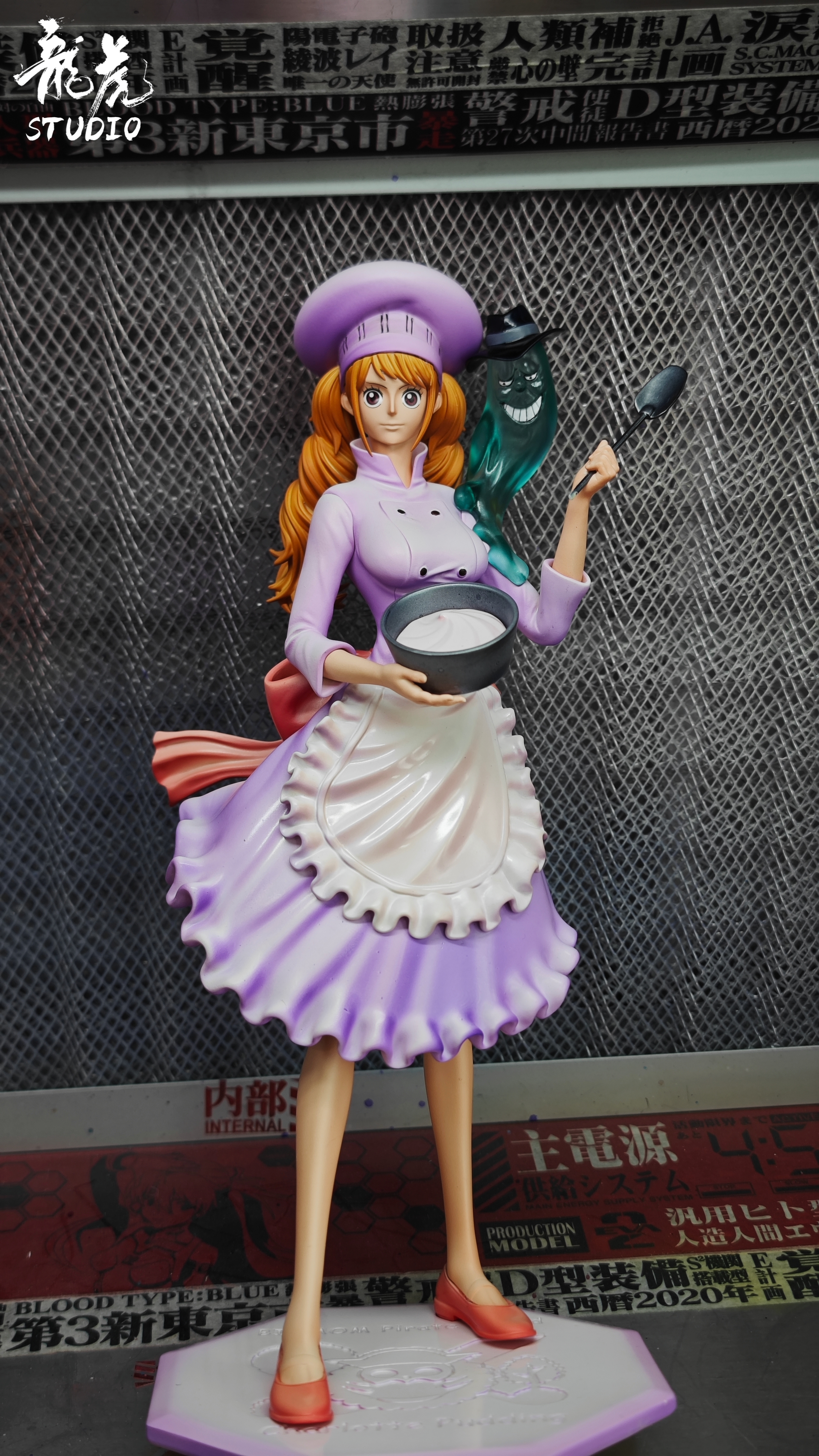 Long Hu Studio - One Piece Big Mom Pirates Series 01 Charlotte Pudding Statue(GK)