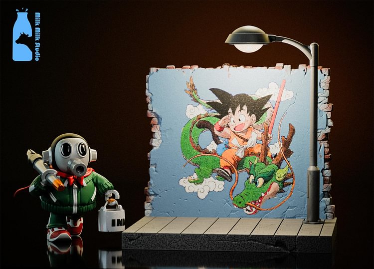 Milk Milk Studio - Dragon Ball - Akira Toriyama with LED Statue(GK)
