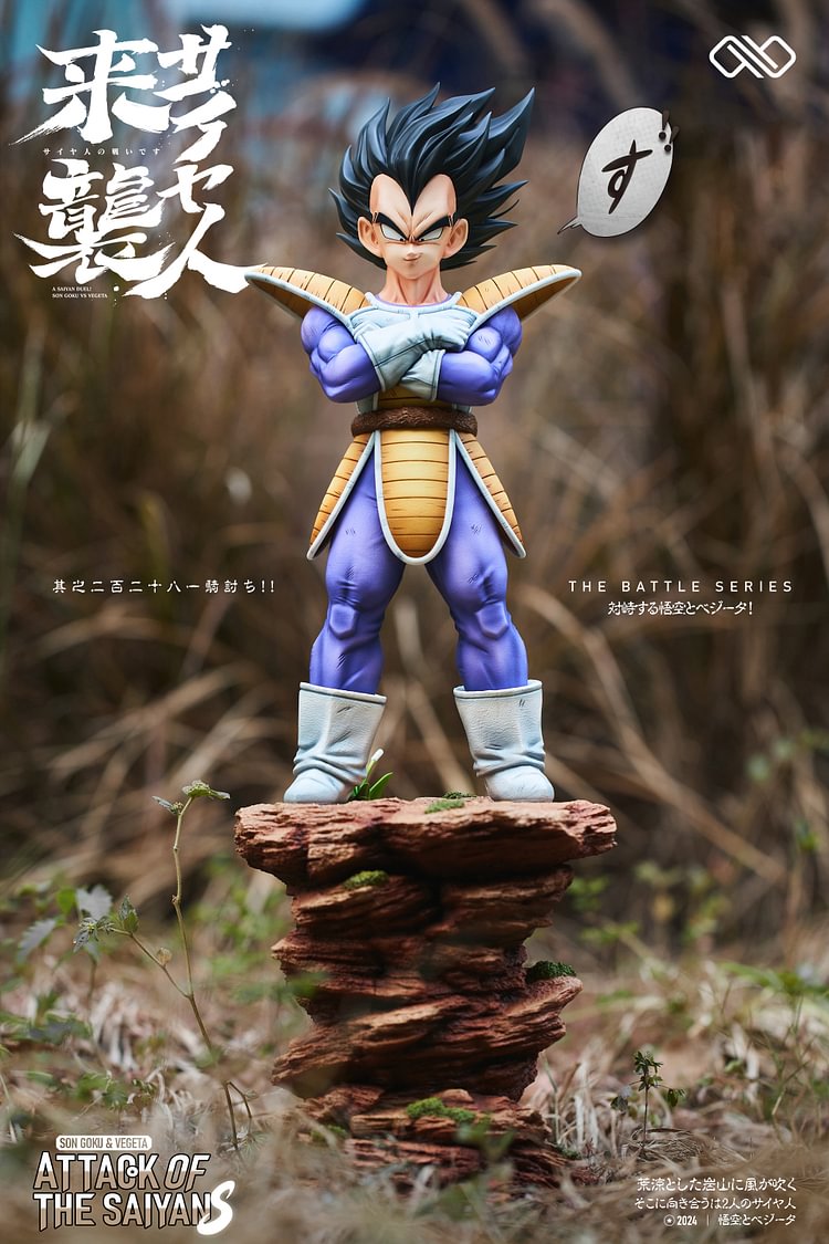 Infinite Studio - Dragon Ball Saiyan Goku & Vegeta 1/4 & 1/6 Statue(GK)