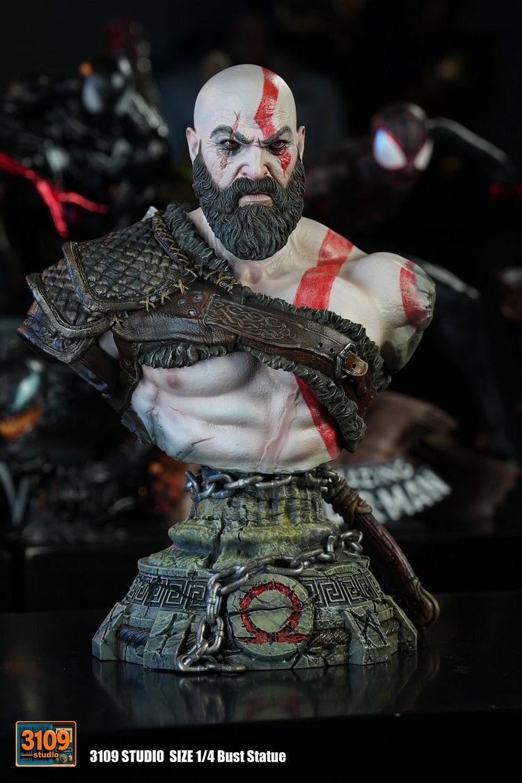 3109 Studio - God of War Kratos Bust Statue（GK）