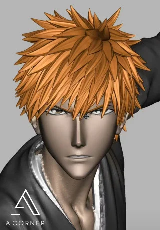 A Corner Studio - BLEACH Protagonist Series 03 Kurosaki Ichigo Statue(GK)