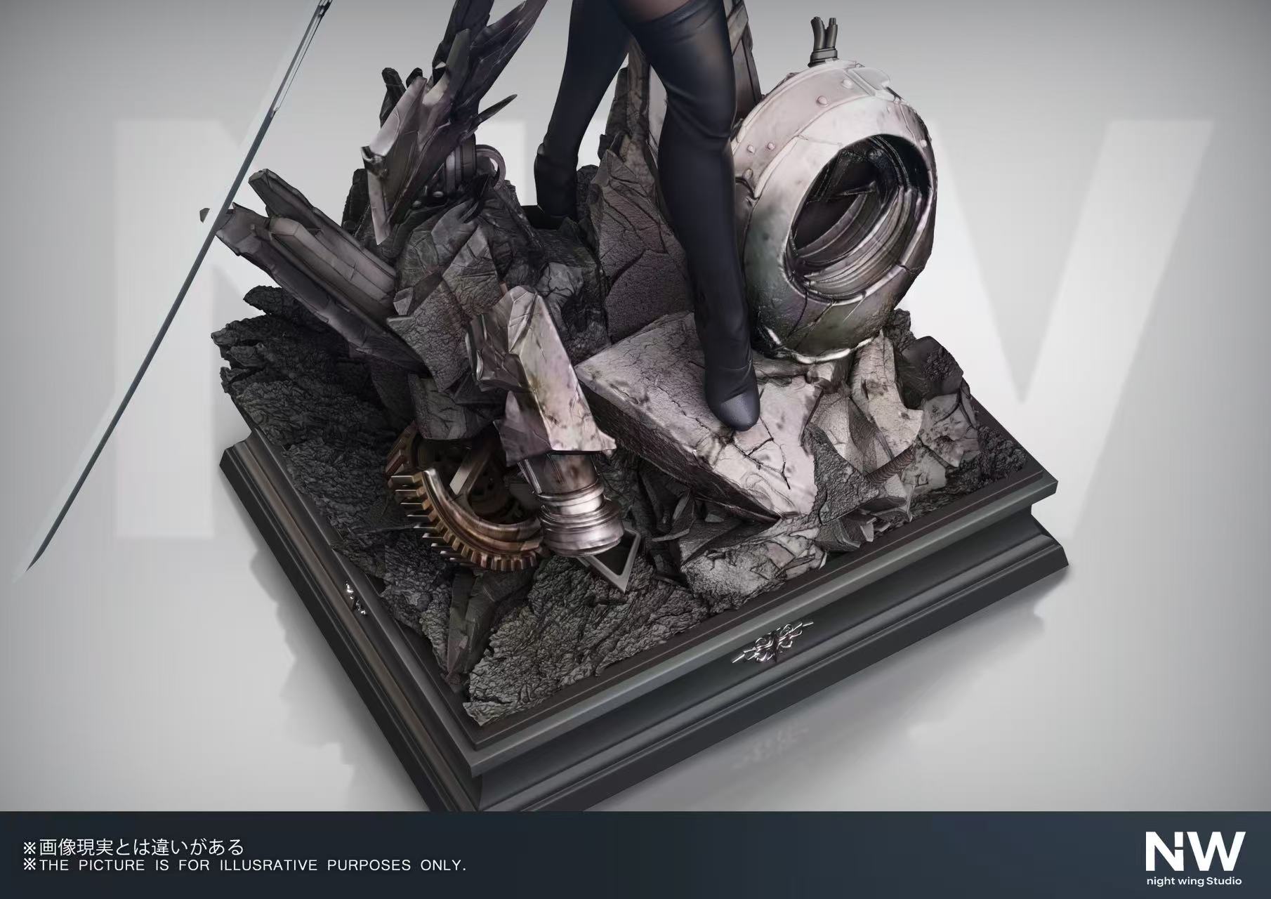 Night Wings Studio 2B NieR Statue