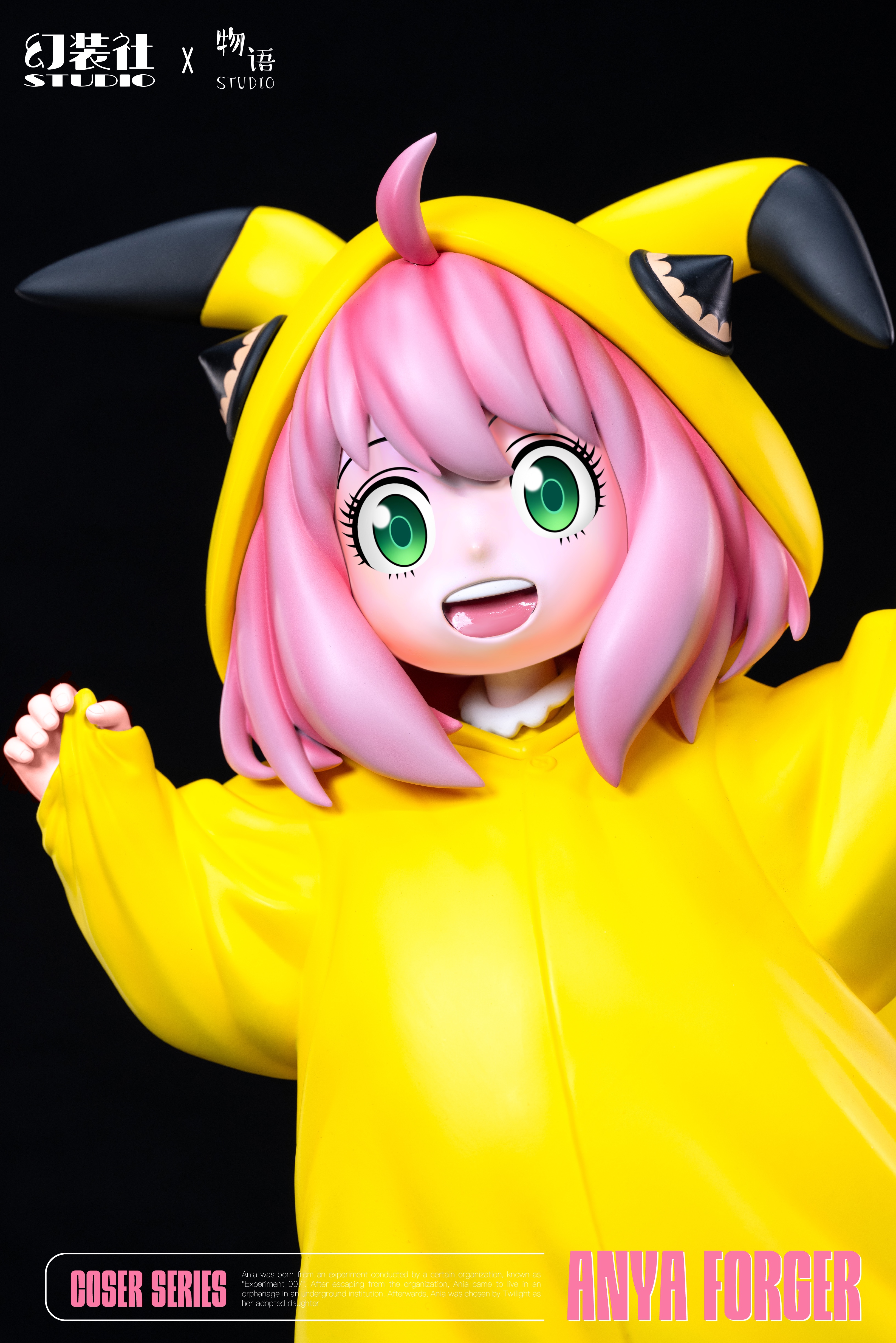 Huan Zhuang She Studio & Wu Yu Studio - Spy x Family Anya Cosplaying as Pikachu 1/2 & 1/3 Statue(GK)