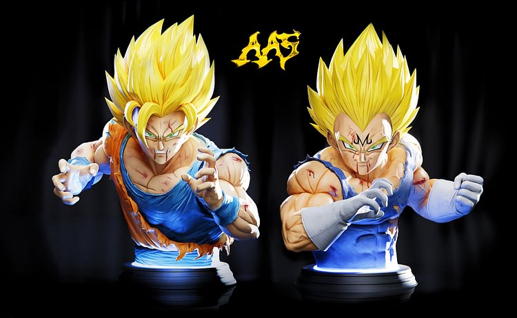 ArmyAnt Studio - Dragon Ball Vegeta Bust Goku Bust Statue(GK)