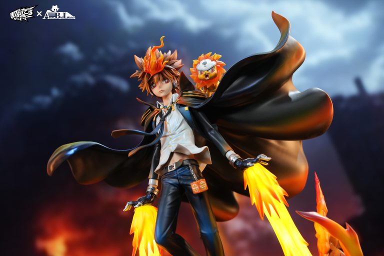 Ji ke Studio & Arcobaleno Studio - Katekyo Hitman Reborn Sawada Tsunayoshi the Tenth Generation Leader of the Vongola 1/6 Statue(GK)