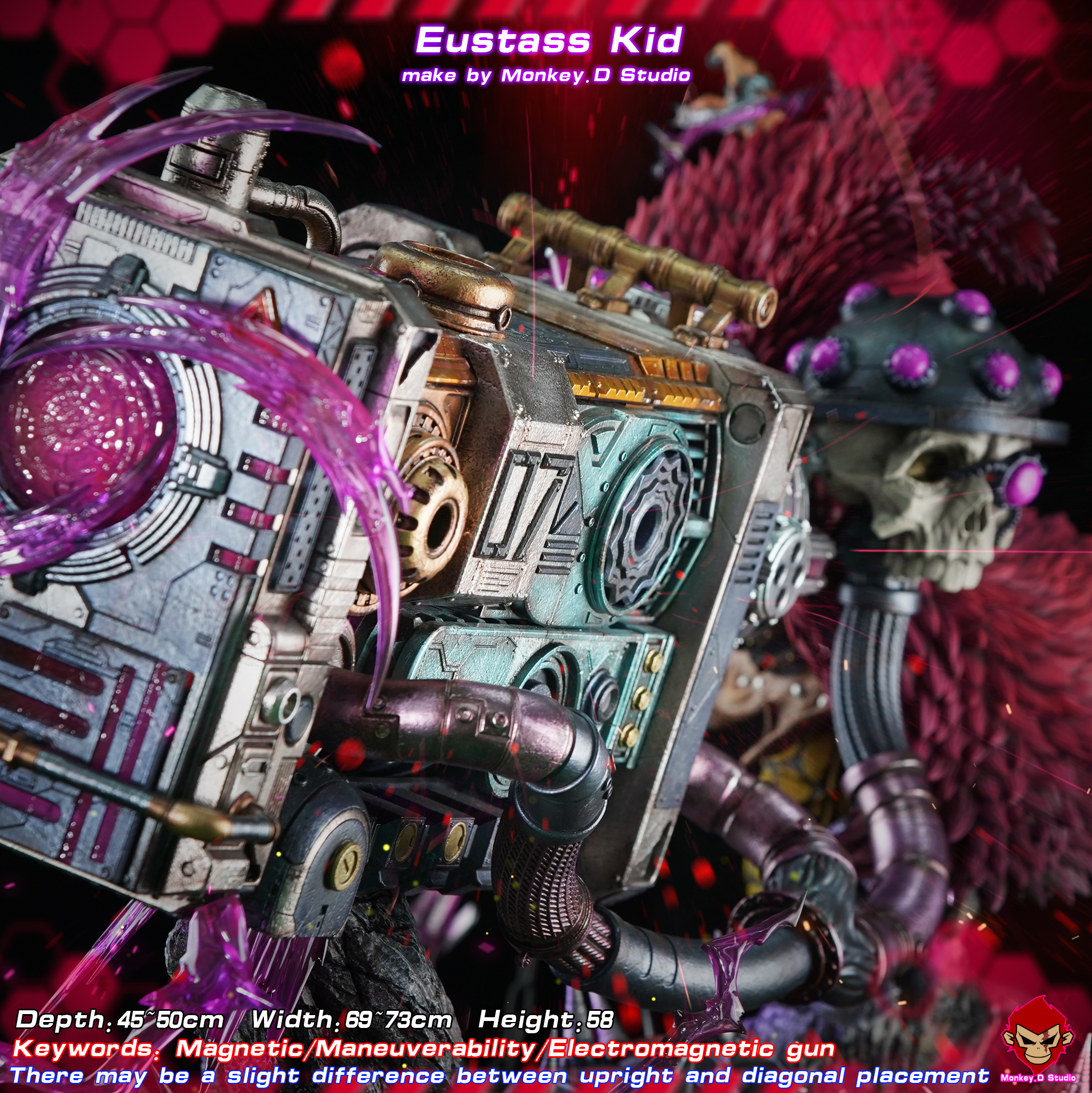 Monkey.D Studio - One Piece Series Worst Generation #3 Eustass Kid 1/6 Statue(GK)