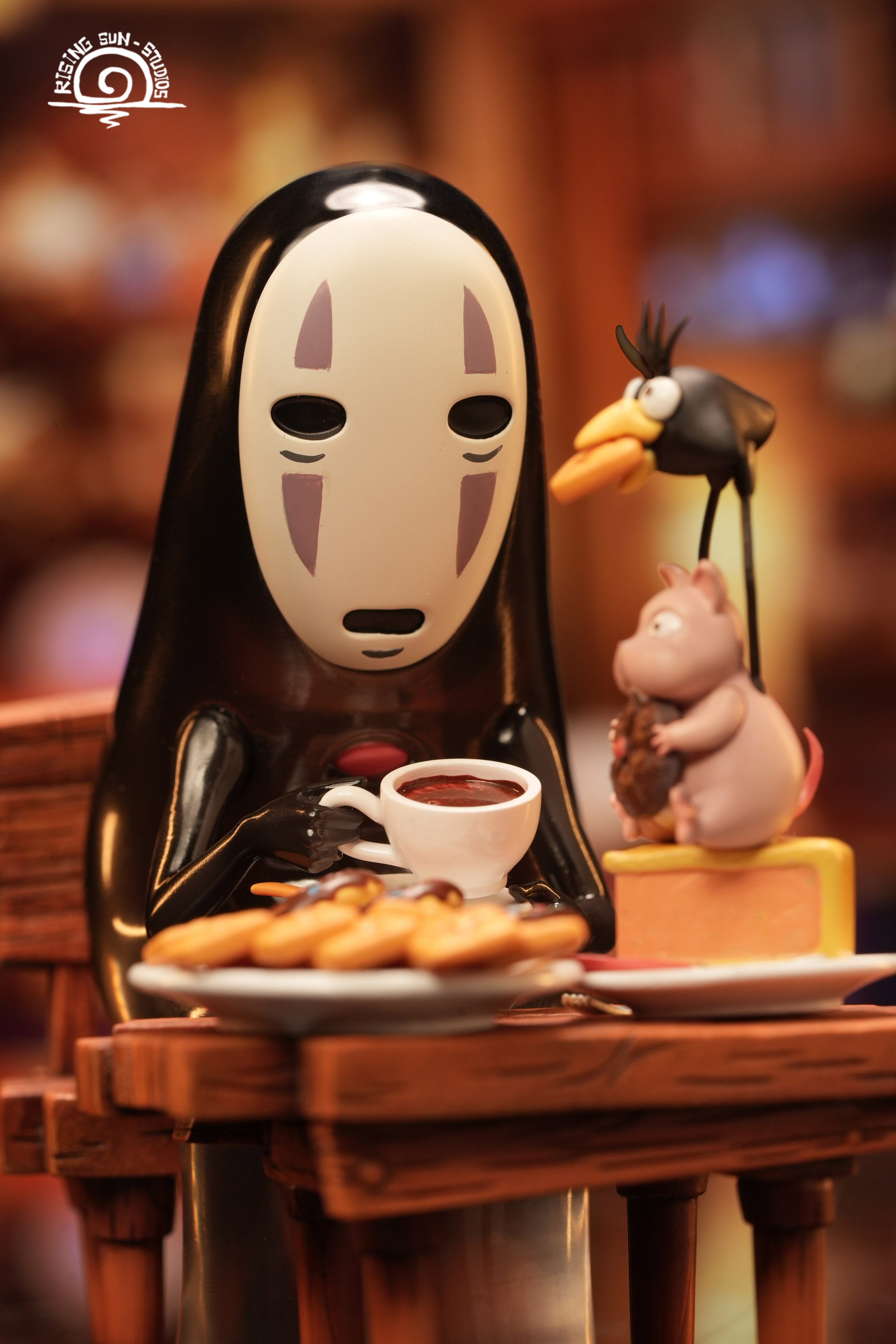 Rising Sun Studio - Spirited Away Hayao Miyazaki Desktop Series #1 No Face Man Statue(GK)