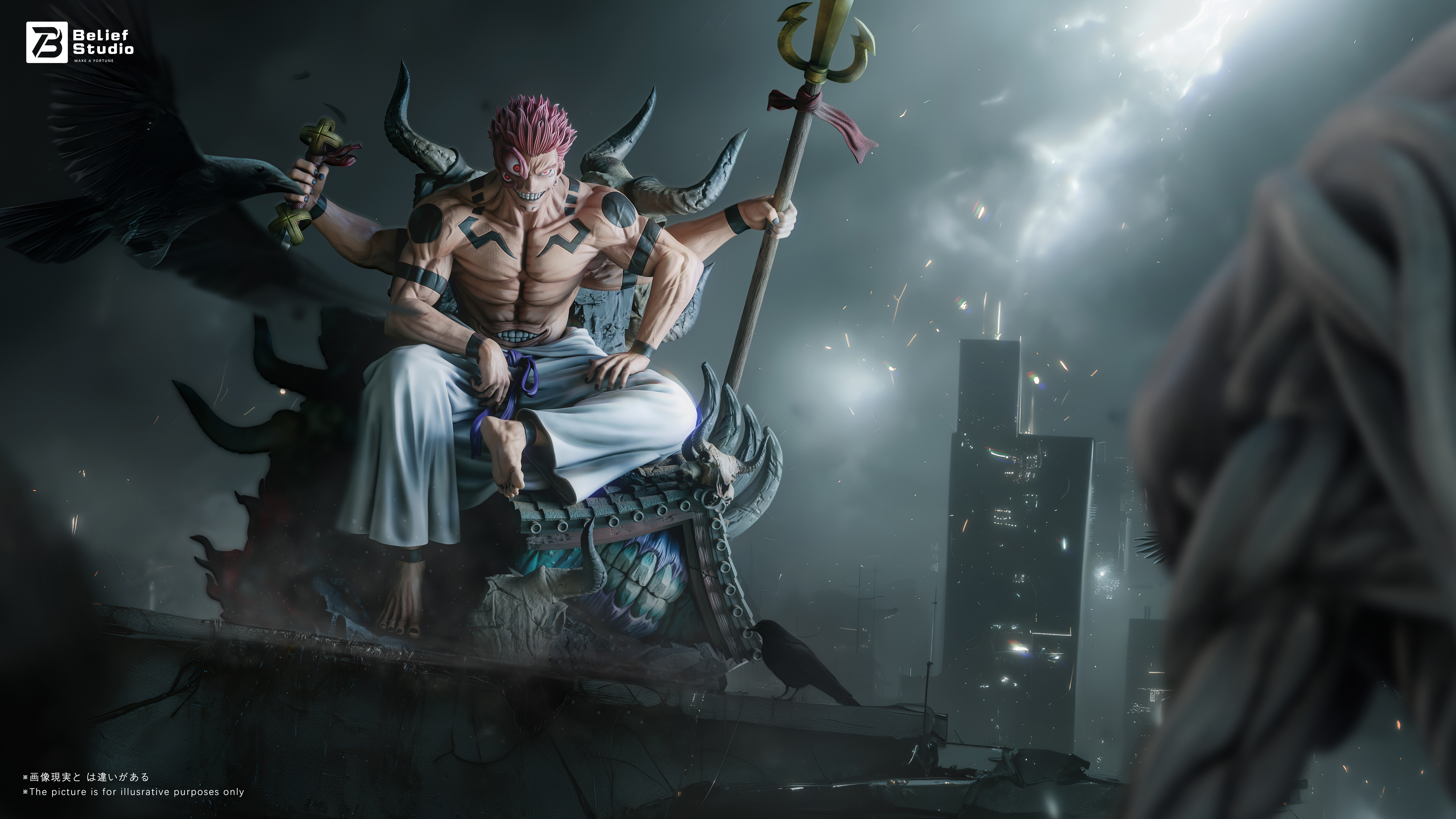 Belief Studio - Jujutsu Kaisen Cursed King Ryomen Sukuna 1/6 Statue(GK)