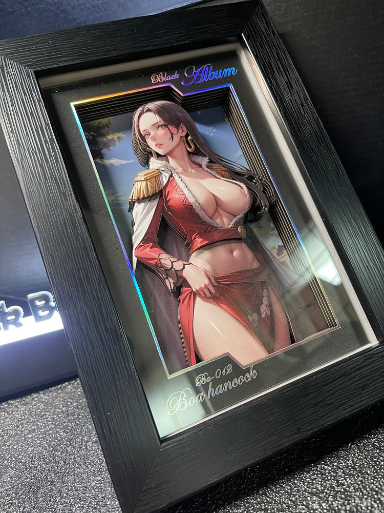 IN-STOCK Black Box Studio - One piece Decorative Frame of Boa Hancock Scene