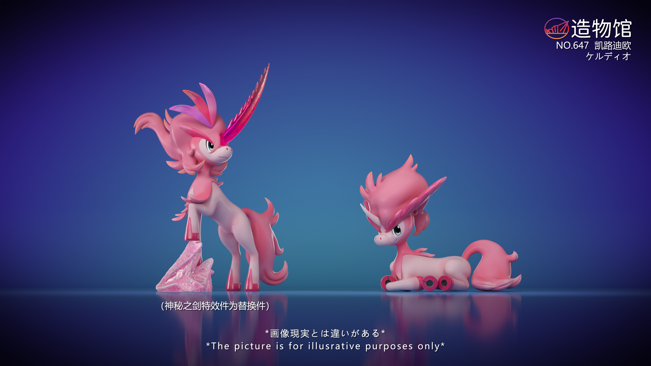 ZaoWu Museum Studio - Pokémon Mythical Pokémon #6 Keldeo (Dual Form) 1/20 Statue(GK)