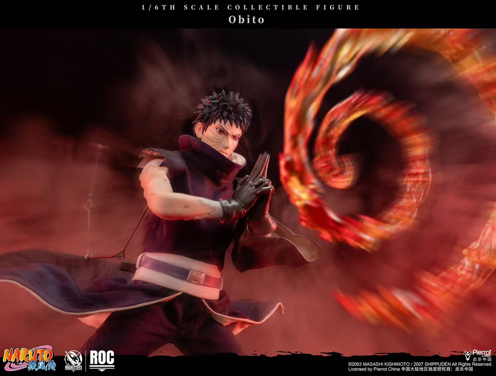 ROCKETTOYS Studio Naruto Shippuden Obito Uchiha 1/6 Scale Action Figure ROC-022 (Licensed)