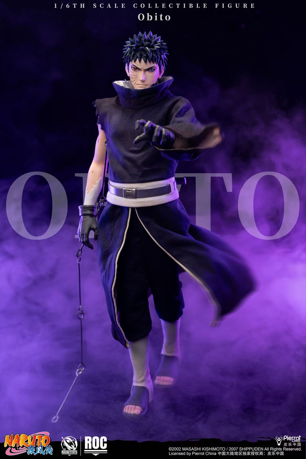 ROCKETTOYS Studio Naruto Shippuden Obito Uchiha 1/6 Scale Action Figure ROC-022 (Licensed)