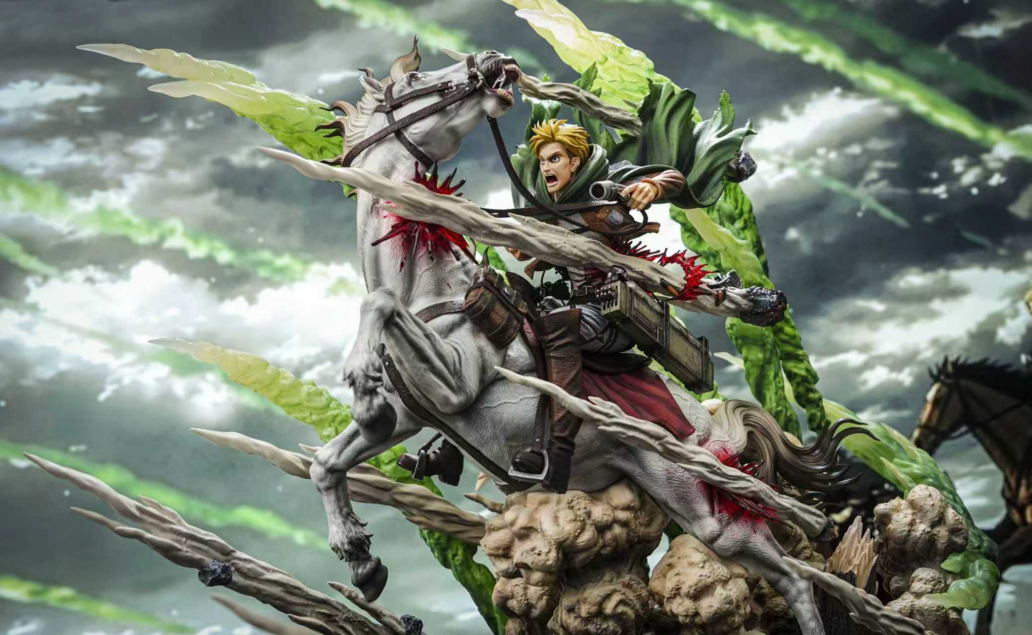 Model Power Studio Commander Erwin's Suicide Charge Attack on Titan